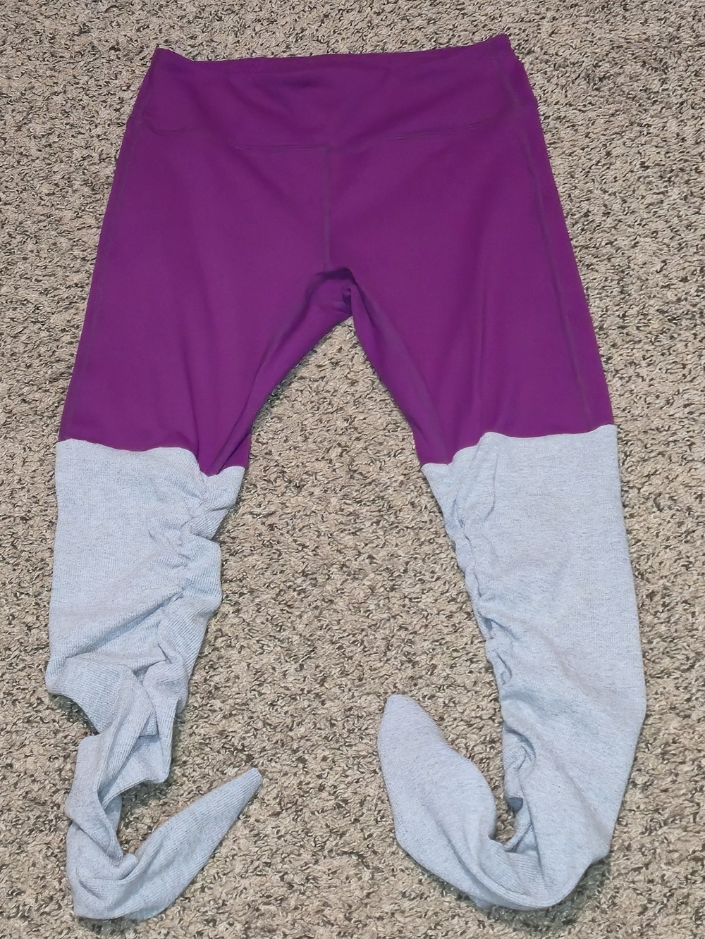 lululemon Purple & Gray Leggings